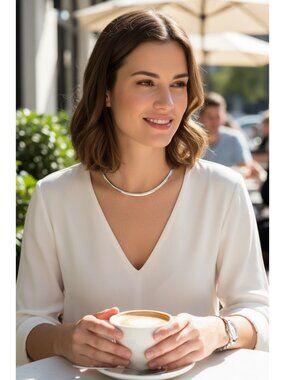 Italian .925 Sterling Silver Omega Chain | 16" - 5 mm